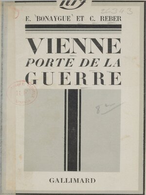 cover image of Vienne, porte de la guerre